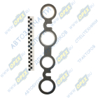 700-40-3880СП (М/А) Прокладка L=455; фнаруж=90/90/80/80; фвнутр=52/52/62/62 коллектора Т-130 Techno Drive